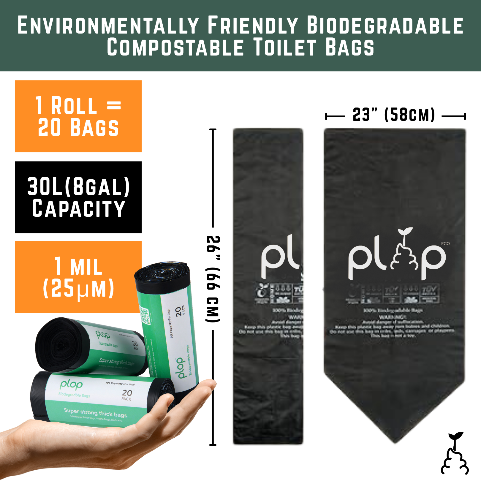 Plop Toilet Bags