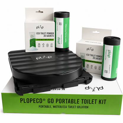 PlopEco® Go Portable Camping Toilet Kit