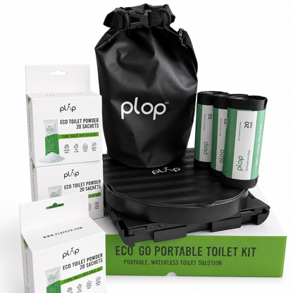 PlopEco® Go Portable Camping Toilet Kit