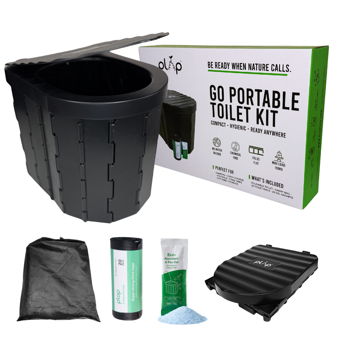 PlopEco® Go Portable Camping Toilet Kit